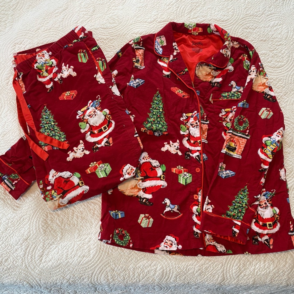 Red Holiday Pajama Set